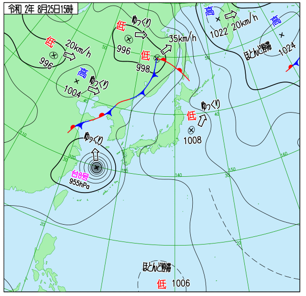 国内気温概況 年8月25日時 日本時間 までの最高気温の平年差 気温のページ 気温データから地球大気を見る